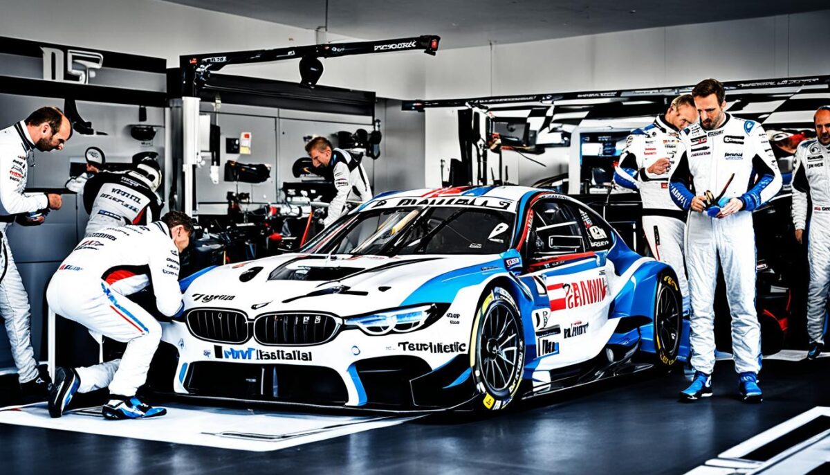 Spa-Francorchamps race preparations