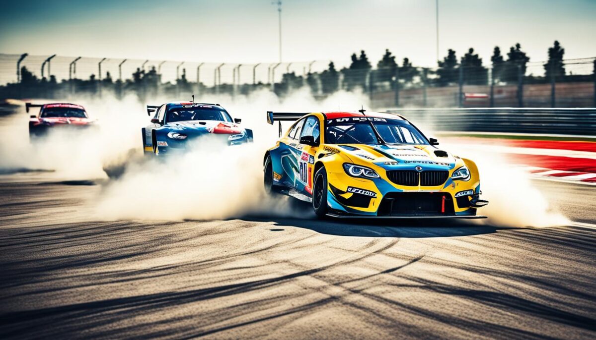 intense battle for pole position